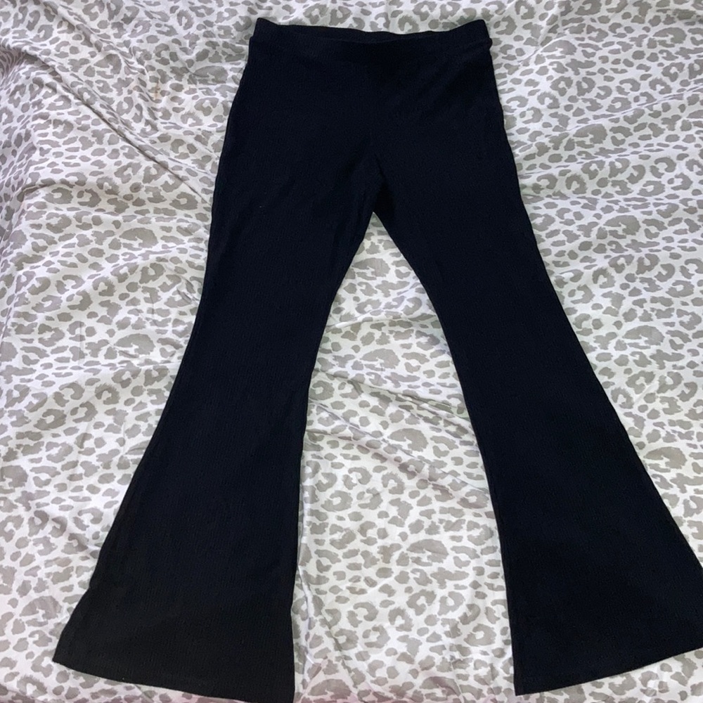High Rise Flare Velvet Pants